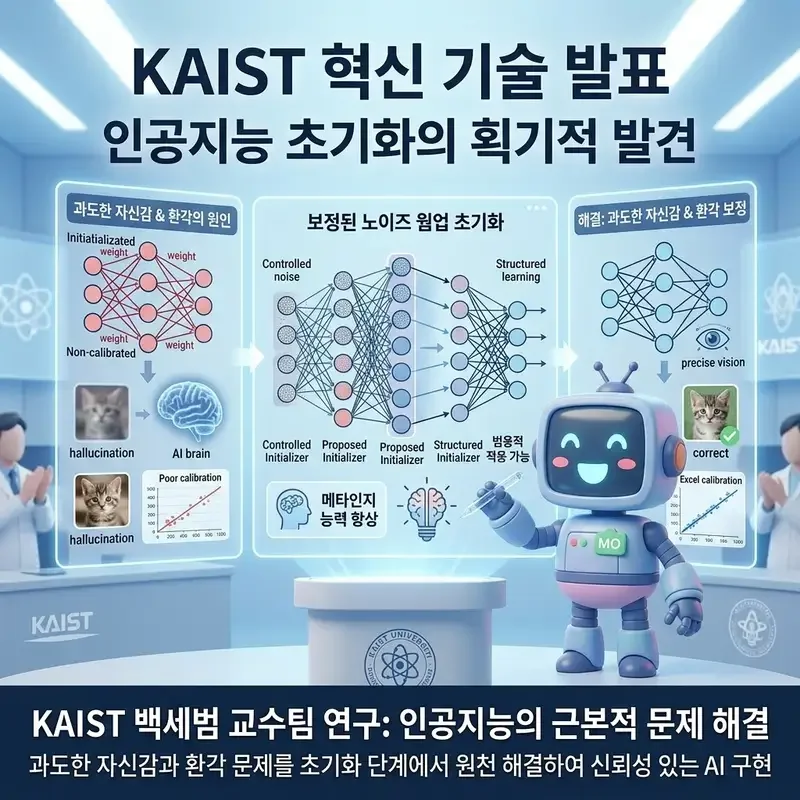 KAIST 노이즈 예열 학습으로 AI 환각 과신 문제 해결